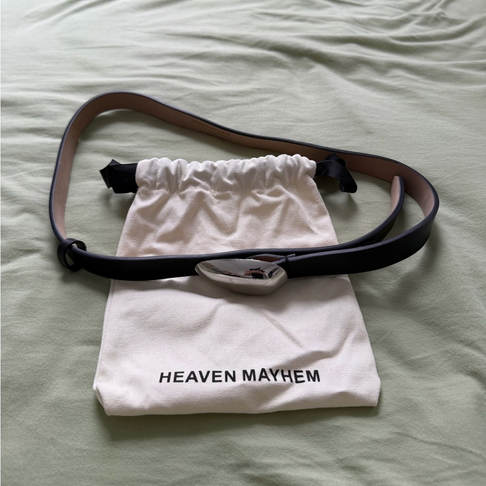 Heaven Mayhem Bean Belt Black/Silver